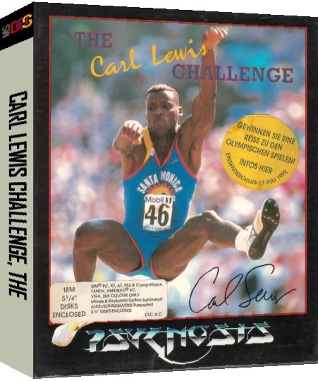 Carl Lewis Challenge, The — box-3D (EU)