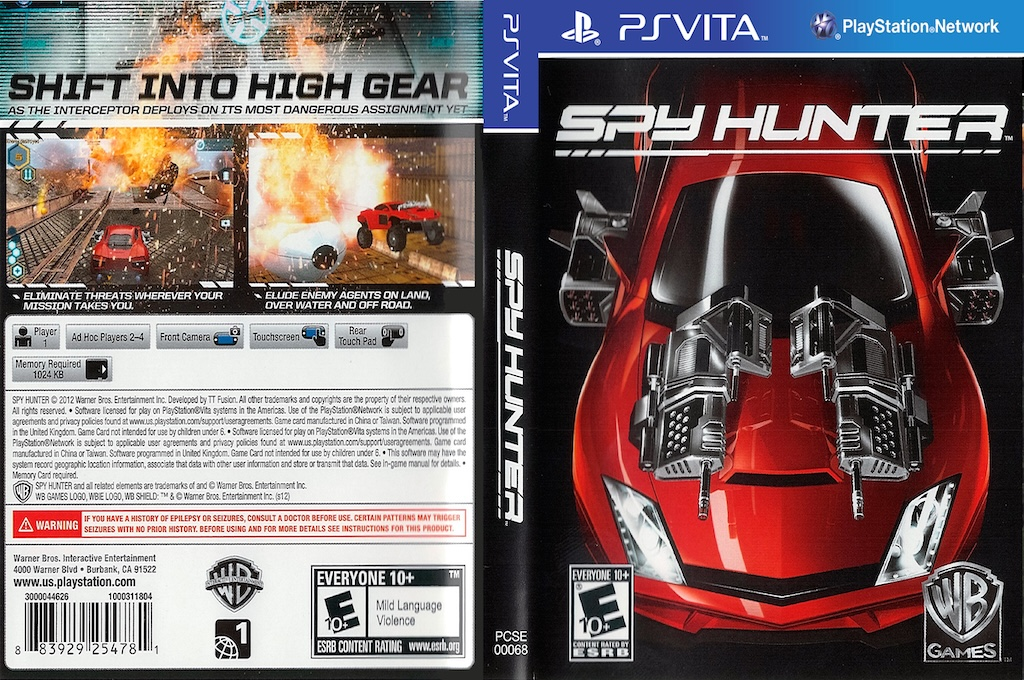 Spy Hunter — box-texture (US)