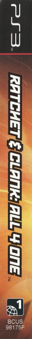 Ratchet & Clank - All 4 One — box-2D-side (CA)