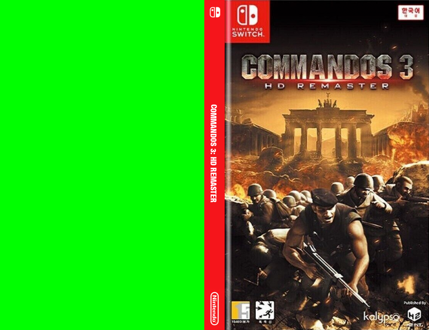 Commandos 3 - HD Remaster — box-texture (JP)