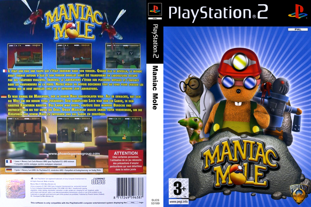 Maniac Mole — box-texture (EU)