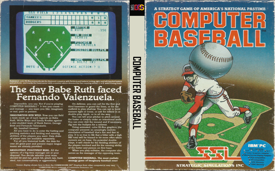 Computer Baseball — box-texture (US)