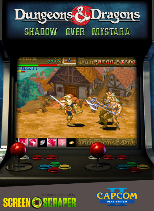 Dungeons & Dragons: Shadow over Mystara — box-2D (SS)