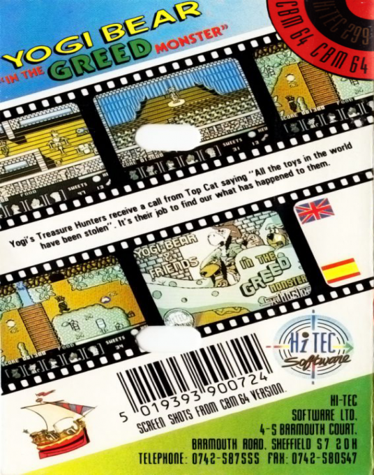 Yogi Bear And Friends In The Greed Monster — box-2D-back (EU)