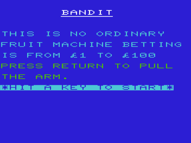 Bandit — sstitle (WOR)
