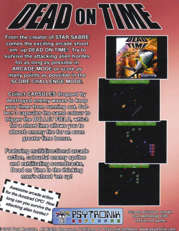 Dead On Time — box-2D-back (EU)