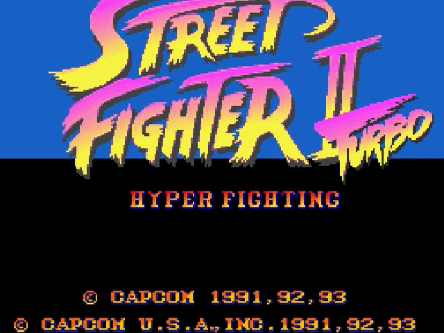 Street Fighter II Turbo — sstitle (WOR)