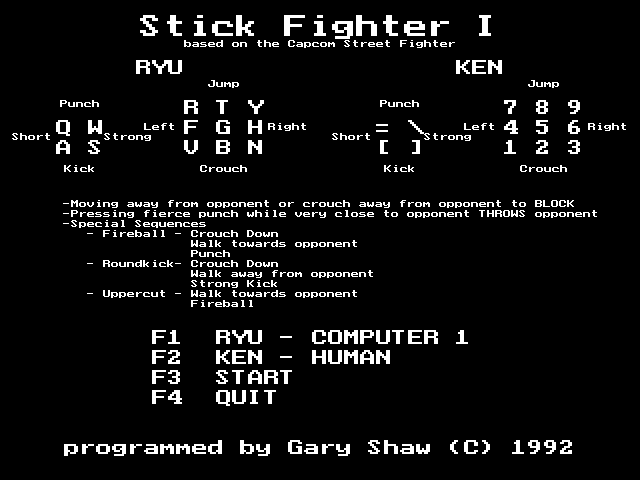 Stick Fighter I box art