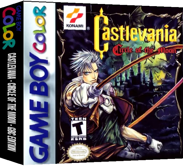 Castlevania - Circle Of The Moon - GBC Edition — box-3D (WOR)