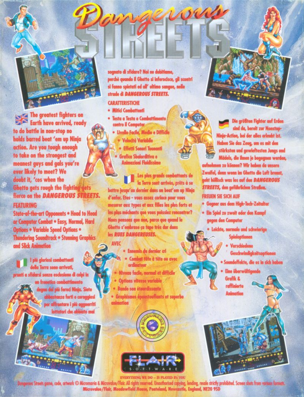 Dangerous Streets — box-2D-back (EU)
