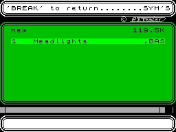 Headlights — ss (EU)