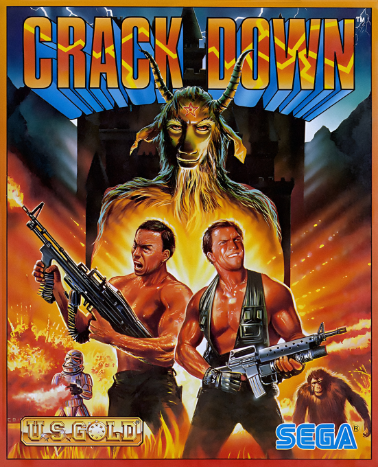 Crack Down — box-2D (EU)