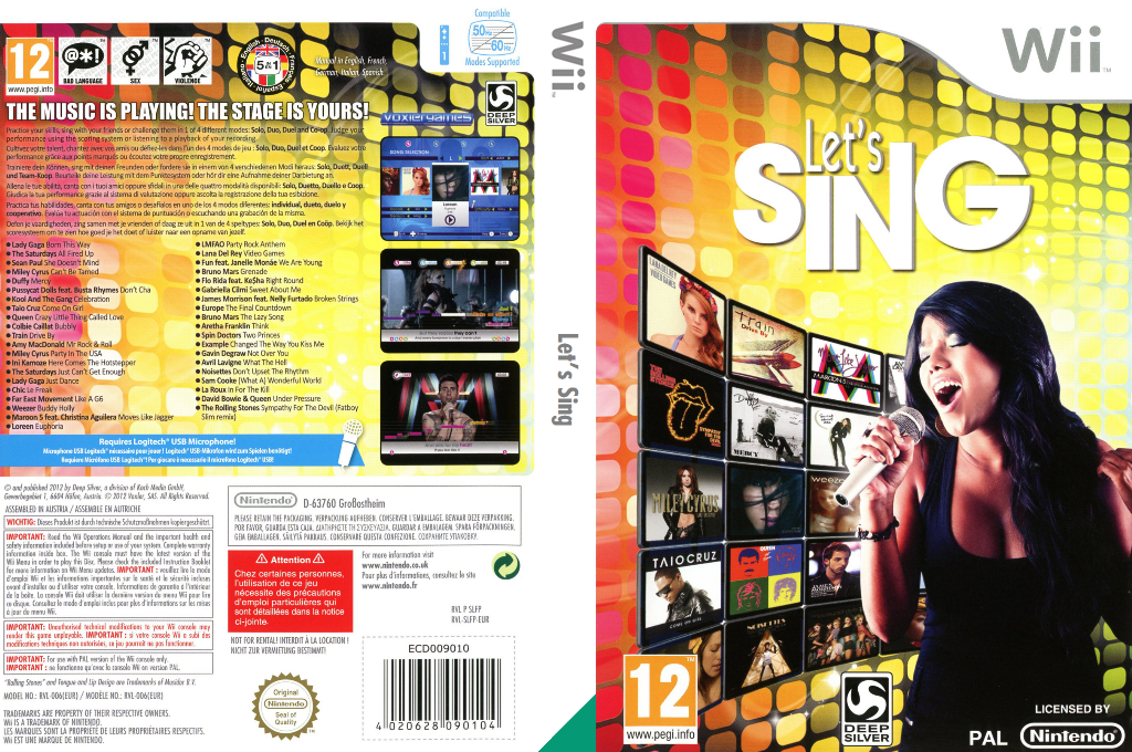 Let's Sing 5 - Version Espanola — box-texture (EU)