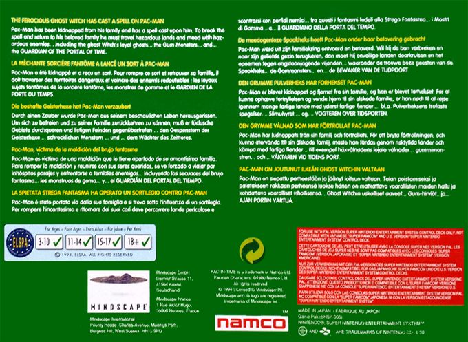 Pac-in-time — box-2D-back (EU)