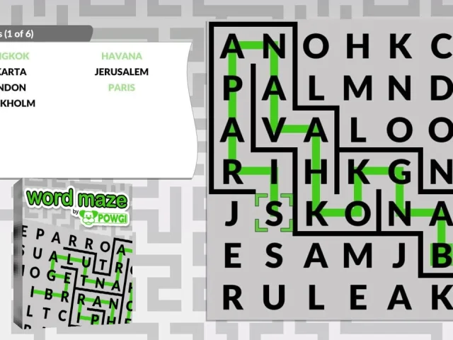Word Maze by POWGI — mixrbv2 (EU)