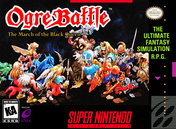 Ogre Battle - The March Of The Black Queen box art