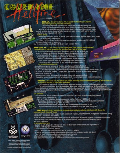 Codename Hellfire - Armour-Geddon II — box-2D-back (WOR)