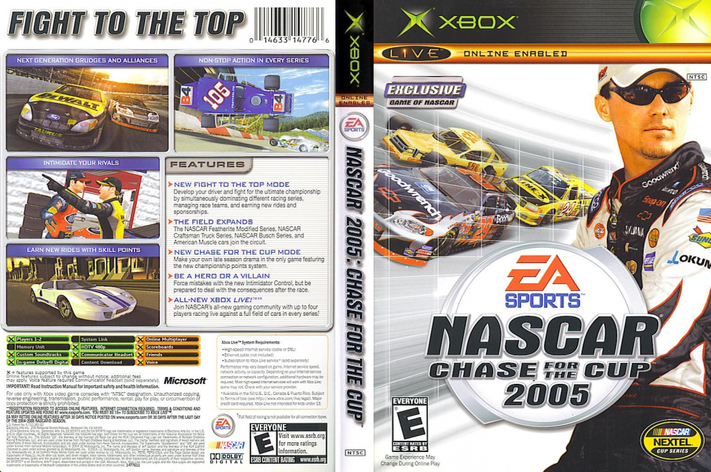NASCAR 2005 - Chase for the Cup — box-texture (US)