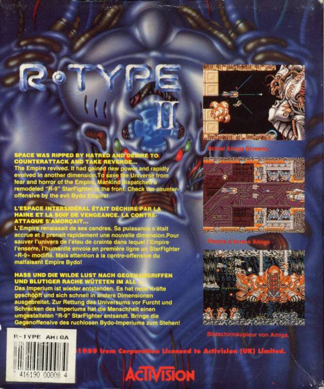 R-Type II — box-2D-back (EU)