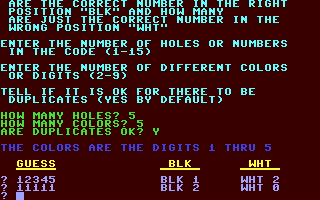 Master Mind 89 — ss (WOR)
