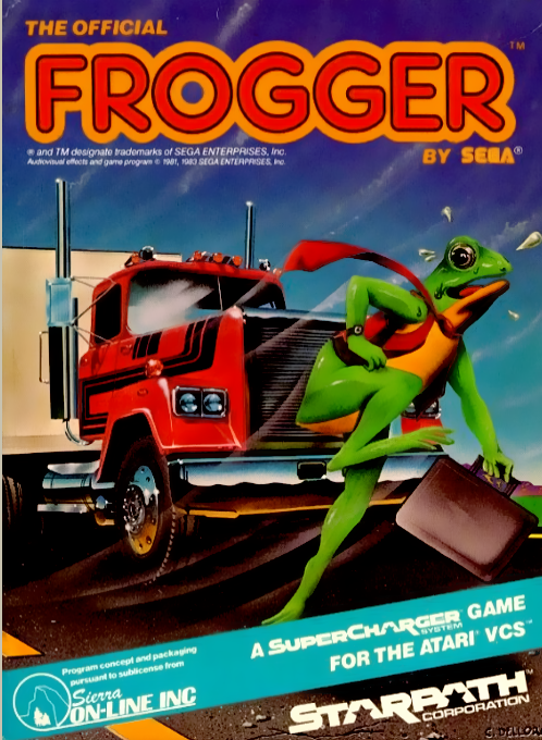 The Official Frogger box art