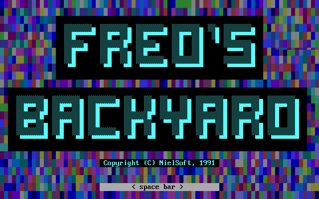 Fred's Backyard box art