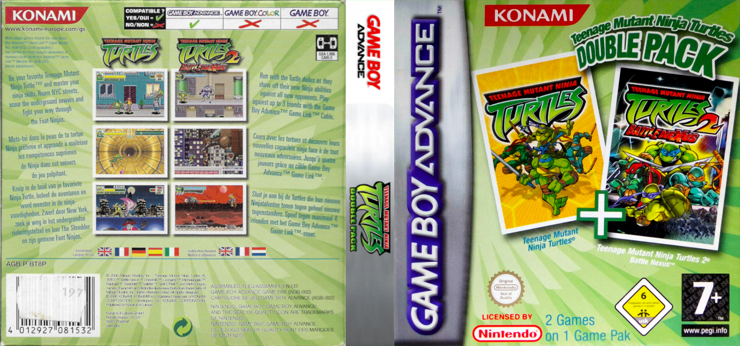 Teenage Mutant Ninja Turtles Double Pack — box-texture (EU)