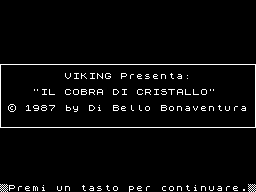 Cobra Di Cristallo, Il — sstitle (WOR)