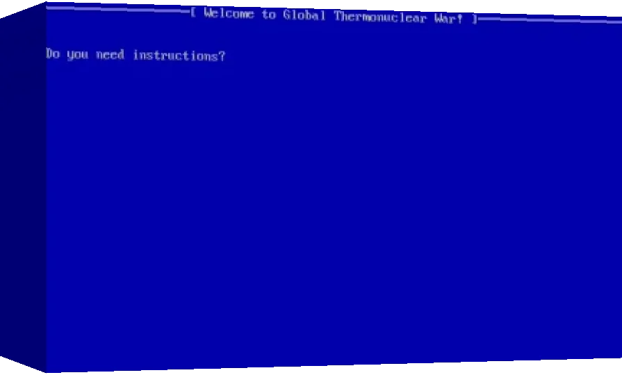 Global Thermonuclear War — box-3D (WOR)