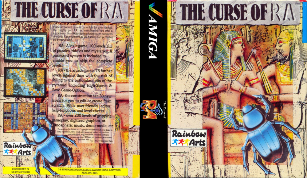 Curse of Ra, The — box-texture (EU)