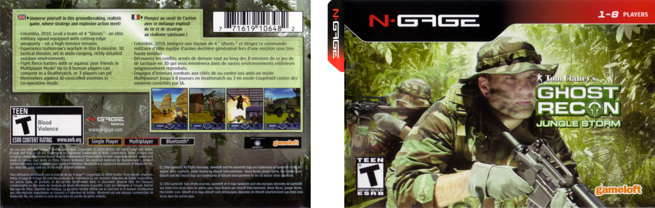 Tom Clancy's Ghost Recon: Jungle Storm — box-texture (US)