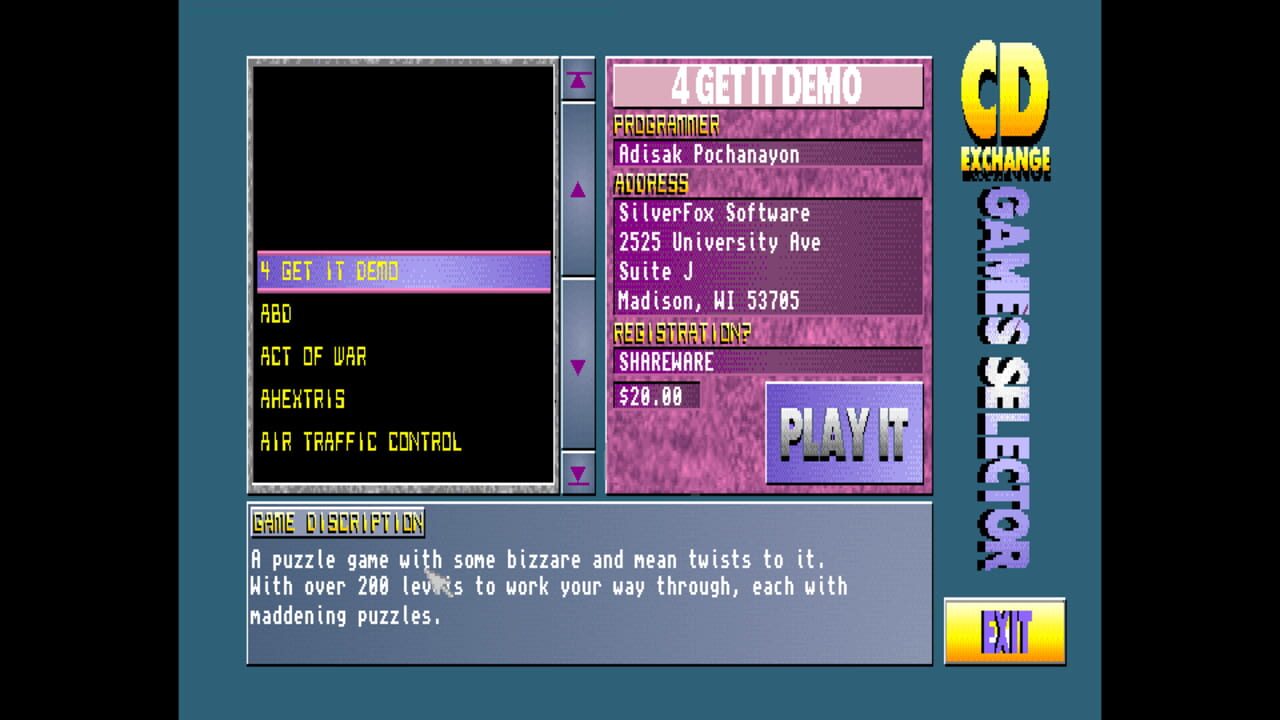 CD Exchange - Volume 1 — screenshot (WOR)