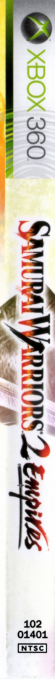 Samurai Warriors 2 - Empires — box-2D-side (US)