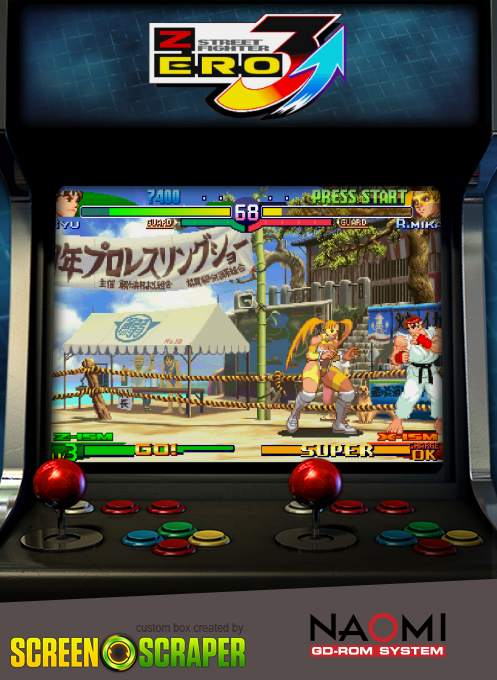 Street Fighter Zero 3 Upper — box-2D (SS)