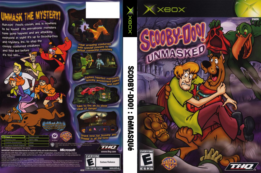 Scooby-Doo! Unmasked — box-texture (US)