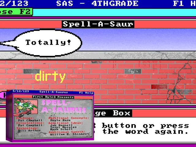 Spell-A-Saurus — mixrbv2 (WOR)