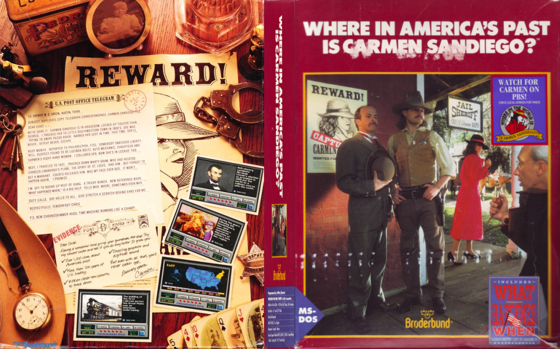 Where in America's Past Is Carmen Sandiego? — box-texture (US)