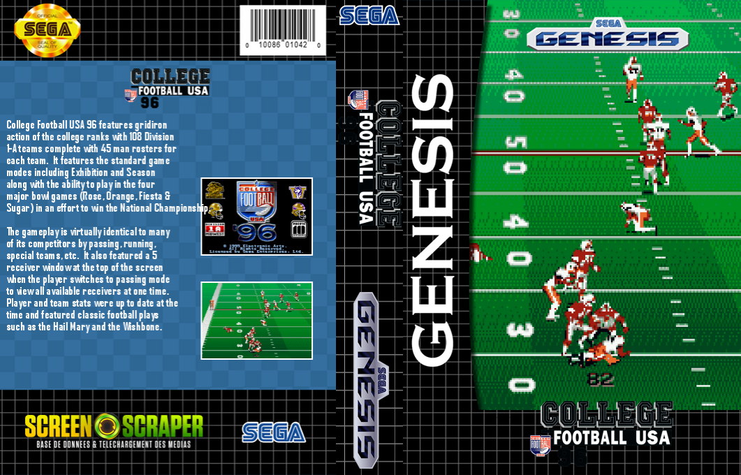 College Football Usa 96 — box-texture (SS)