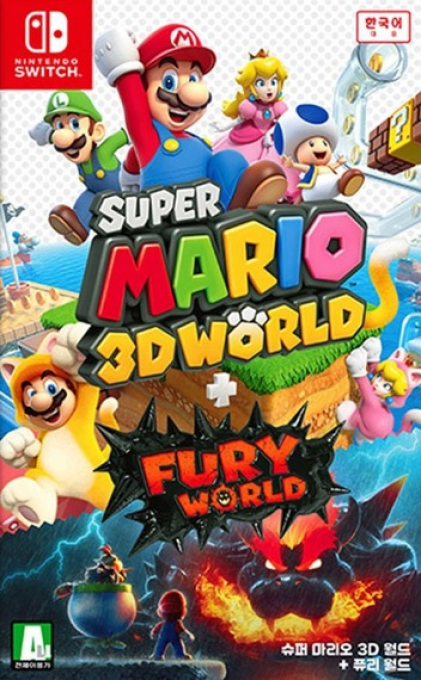 Super Mario 3D World Bowser's Fury — box-2D (KR)