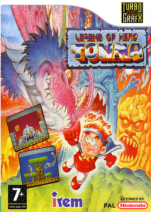 Legend Of Hero Tonma — box-2D (EU)