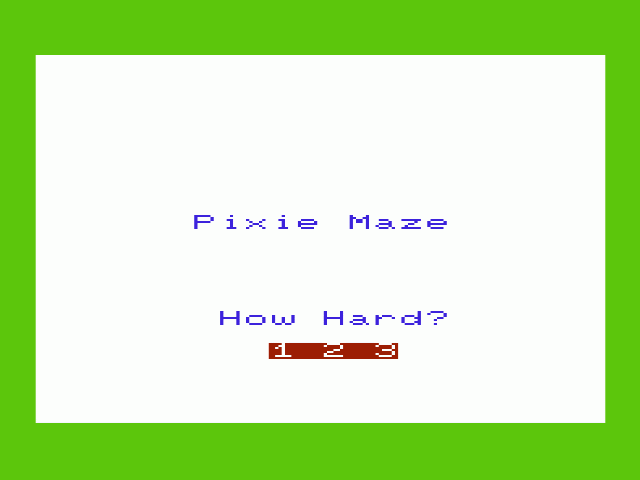 Pixie Maze — sstitle (WOR)