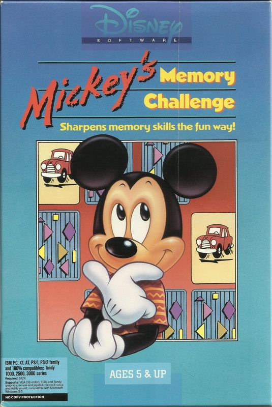 Mickey's Memory Challenge box art