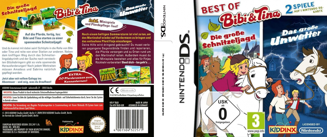 2 in 1 - Best of Bibi & Tina - Die Grosse Schnitzeljagd + Das Grosse Unwetter — box-texture (EU)