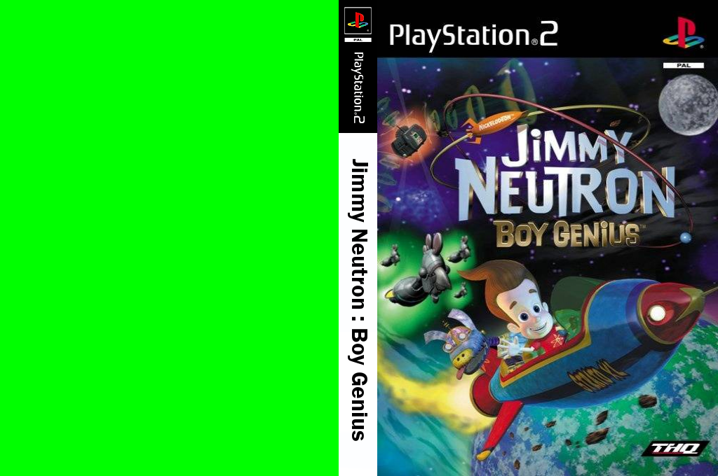 Nickelodeon Jimmy Neutron - Boy Genius — box-texture (EU)