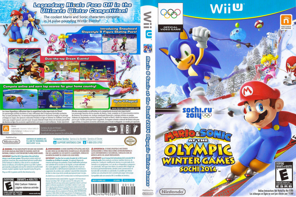 Mario & Sonic at the Sochi 2014 Olympic Winter Games — box-texture (US)