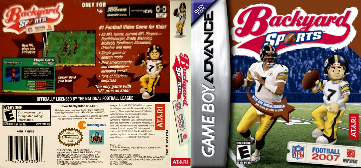Backyard Sports - Football 2007 — box-texture (US)