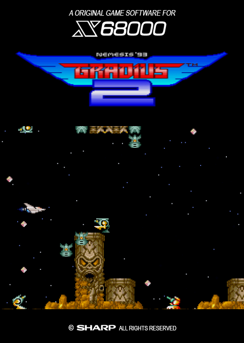 Nemesis '93 Gradius 2 box art