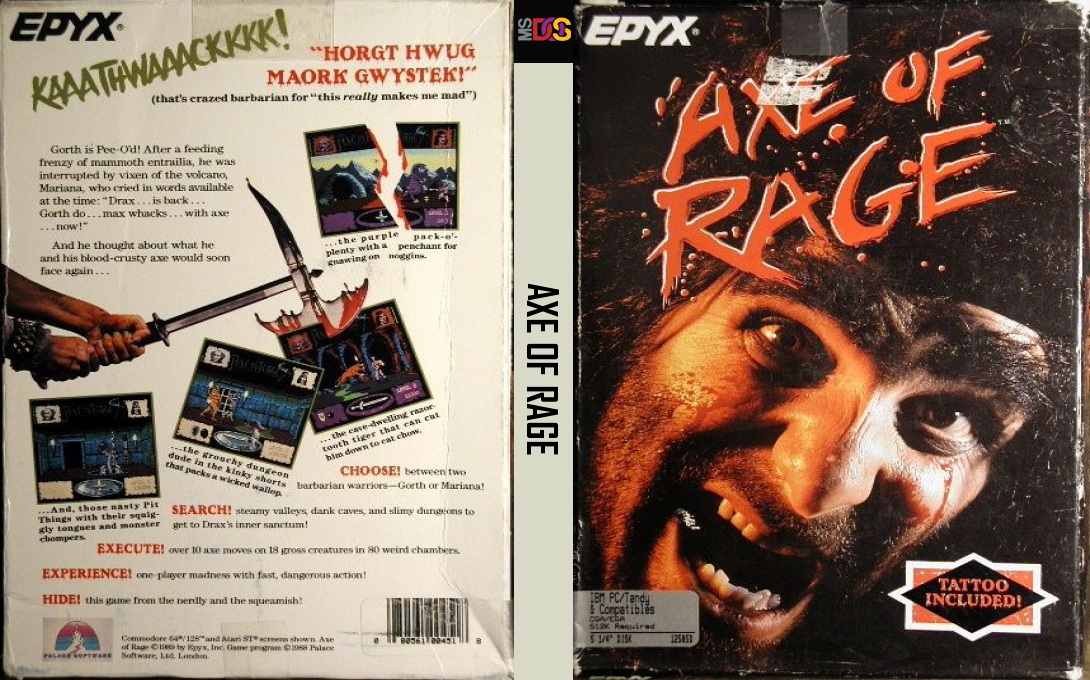 Axe Of Rage — box-texture (US)