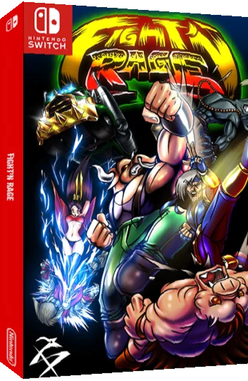 Fight'N Rage — box-3D (EU)
