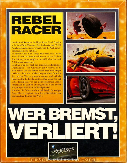 Corx : Rebel Racers — box-2D-back (EU)